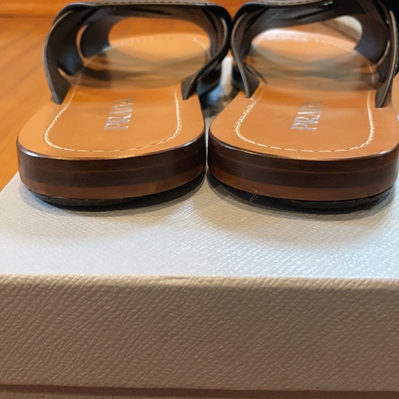 Womens Prada Black Sandals - Picture 4 of 10